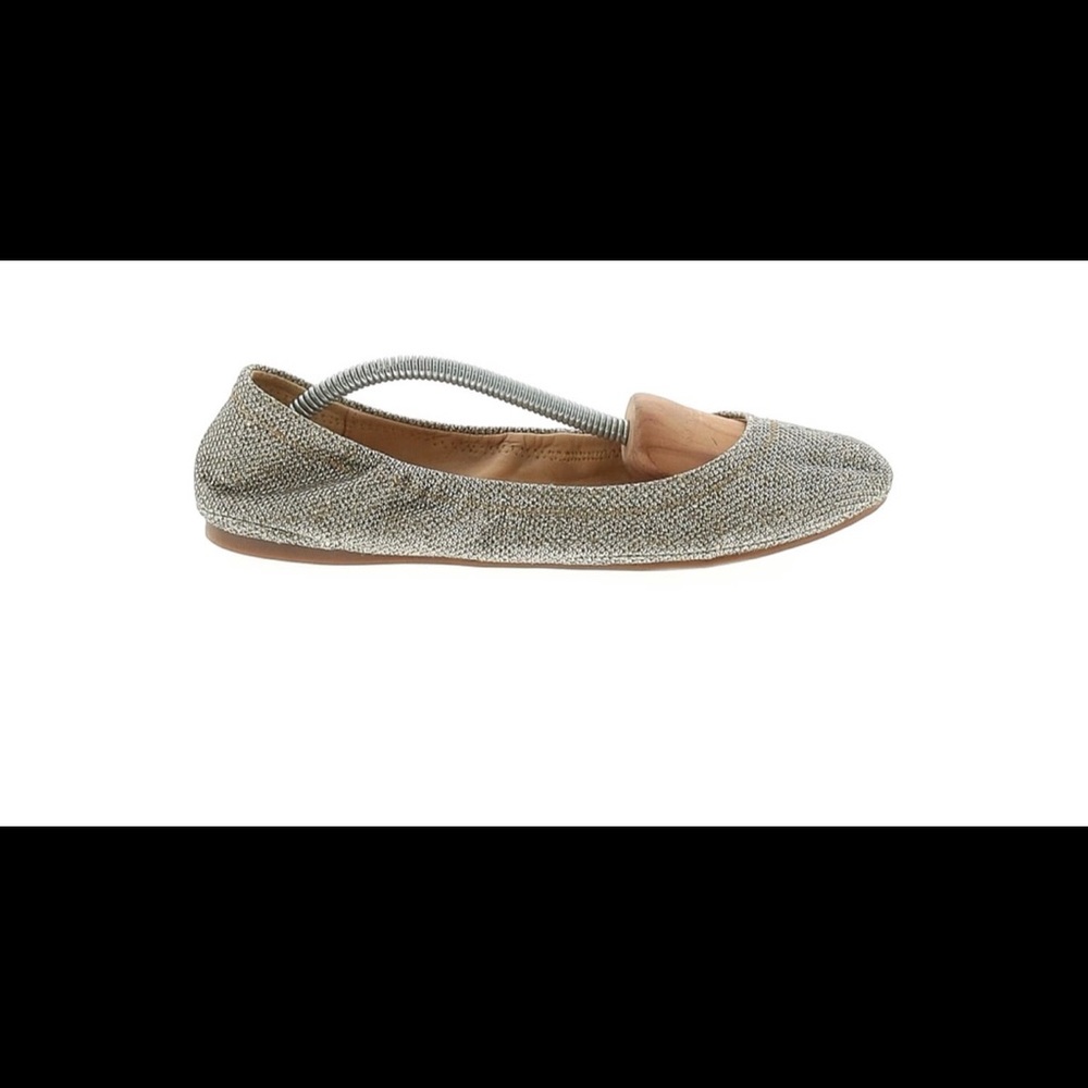 Vince Camuto Silver Gold Flats Size 5.5 NWOT